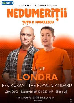 Londra: Stand-up Comedy - Dan Tutu si Cristi Manolescu