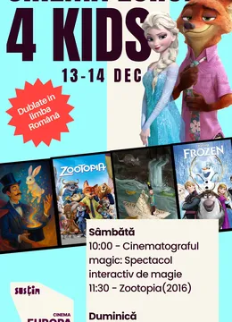 Cinema Europa 4 kids - dimineți de poveste