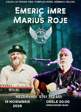 Râmnicu Vâlcea: Concert Emeric Imre și Marius Roje