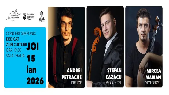 Sibiu: Concert Simfonic dedicat zilei Culturii Nationale
