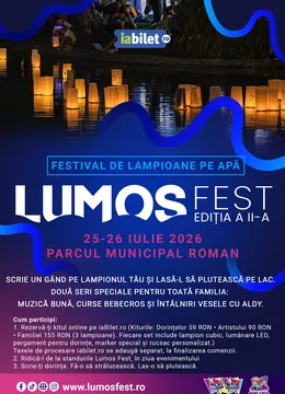 Roman: LUMOS Fest - Festival de lampioane pe apă - Ediția a ll-a