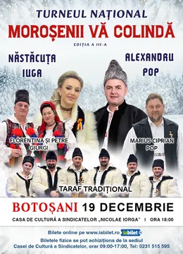 Botoșani: Moroșenii vă colindă