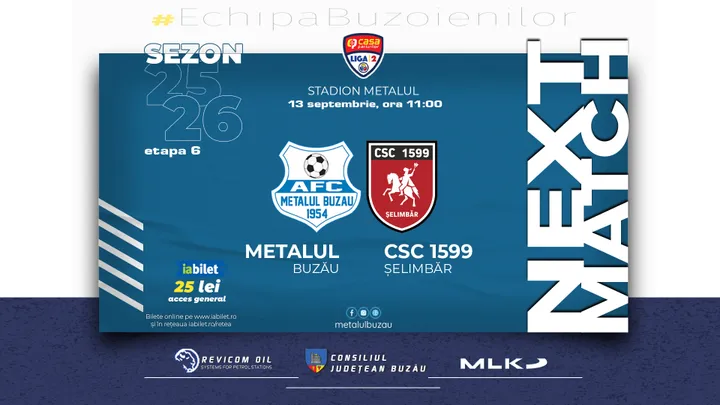 Metalul Buzău – CSC 1599 Șelimbăr
