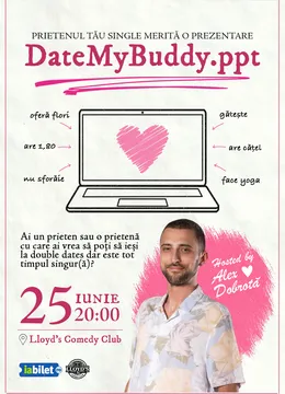 Lloyd's: Datemybuddy.ppt, show interactiv cu Alex Dobrotă