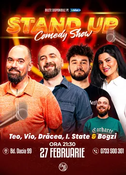 Stand-up Comedy cu Teo, Vio, Drăcea, Ioana State - Bogzi la Club 99