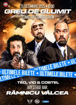 Râmnicu Vâlcea: Greu de glumit cu Teo, Vio și Costel | Stand Up Comedy Show