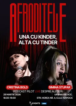 Cluj-Napoca: Afroditele - Podcast Pilot Live cu Simina Stupar  și Cristina Bold