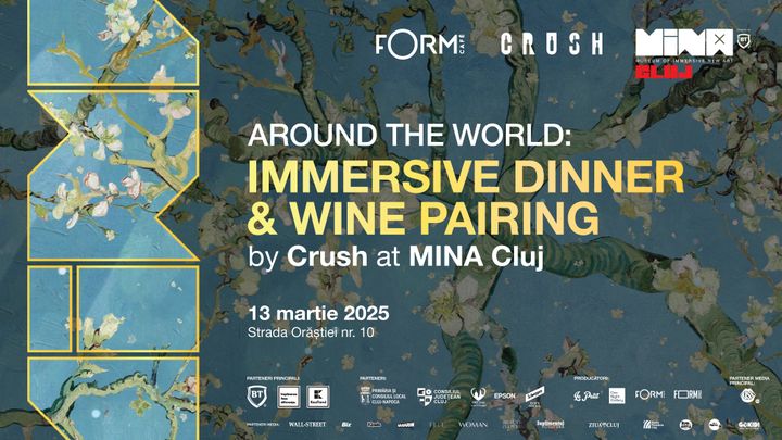 Around the World: Immersive Dinner & Wine Pairing by Crush at MINA Cluj
