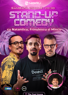 Costinești: The Fool Arena: Stand-up comedy cu Frînculescu, Mincu și Natanticu
