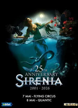 Concerte Sirenia la Bucuresti si Cluj-Napoca