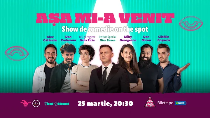 The Fool: Așa mi-a venit! | Show de comedie on the spot