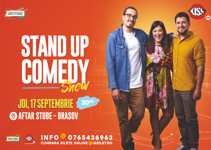 Brasov: Stand up show cu Mincu, Maria și Banciu
