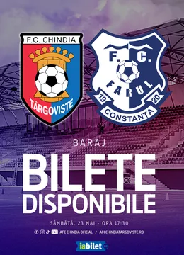 FC Chindia Targoviste - Farul Constanta