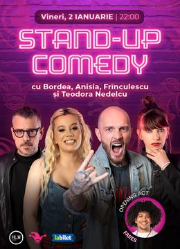 The Fool: Stand-up comedy cu Bordea, Gabriel Gherghe, Alex Dobrotă, George Dumitru si Teodor Abagiu
