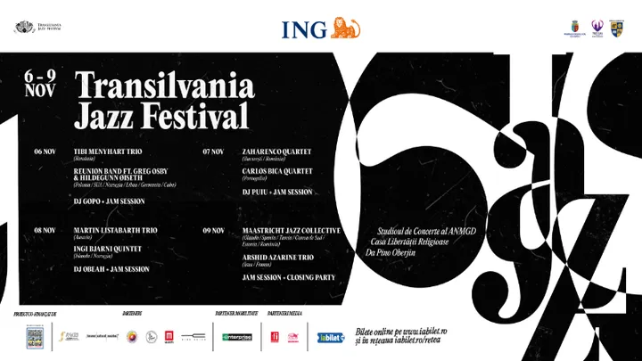 Cluj-Napoca: Transilvania Jazz Festival - Joi, 6 Noiembrie