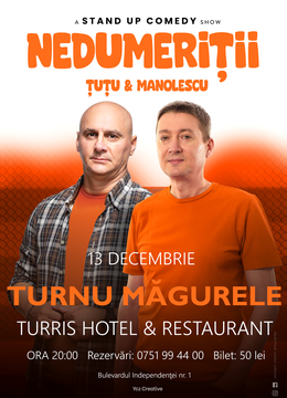 Turnu Magurele: Stand-up Comedy - Dan Tutu si Cristi Manolescu