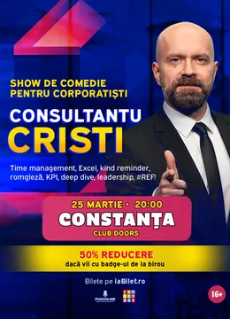 Constanta: Consultantu Cristi - Show De Comedie pentru Corporatiști