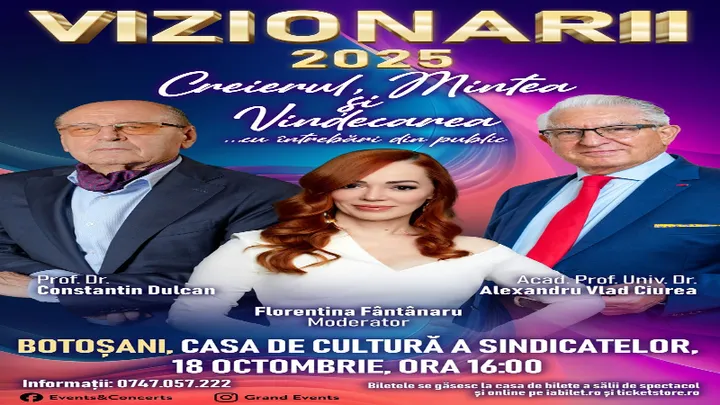 Botosani: Vizionarii- Creierul, Mintea si Vindecarea