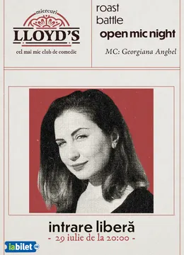 Lloyd's: Open-Mic Roast Battle cu Georgiana Anghel