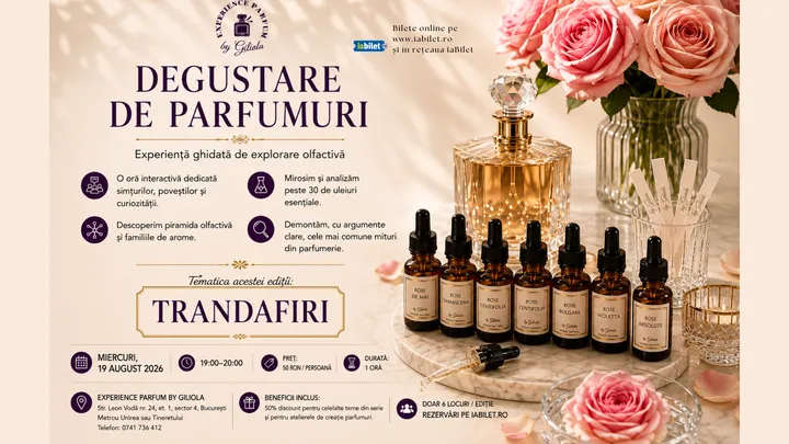 Degustare de Parfumuri - Trandafiri