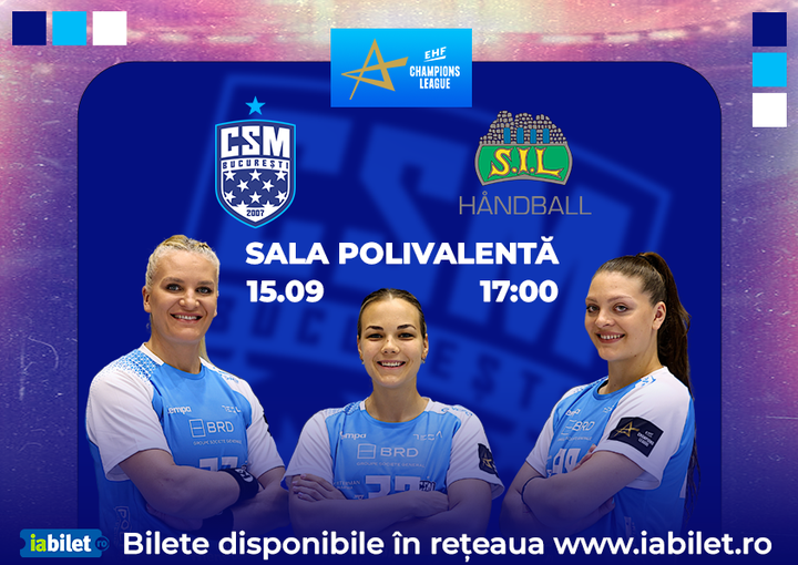 EHF Champions League - Runda 2: CSM București vs Storhamar  Handball Elite