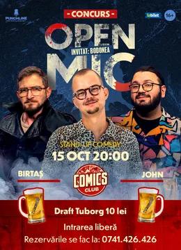 Stand-up Comedy OpenMic la ComicsClub!