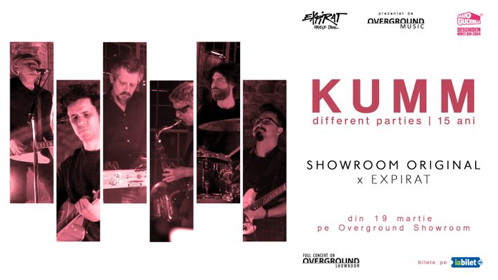 KUMM live | concert aniversar Different Parties - 15 ani