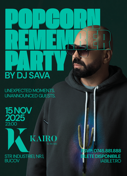 Prahova: Popcorn Remember by DJ SAVA