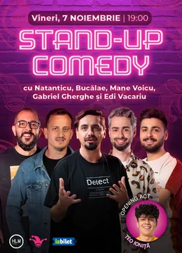 The Fool: Stand-up comedy cu Bucălae, Mane Voicu, Natanticu, Gabriel Gherghe și Edi Vacariu
