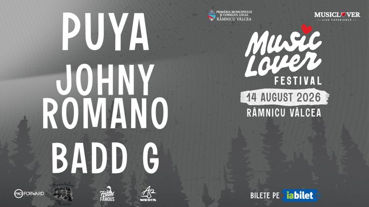 Musiclover Festival – 14 August – Puya, Johny Romano & Badd G