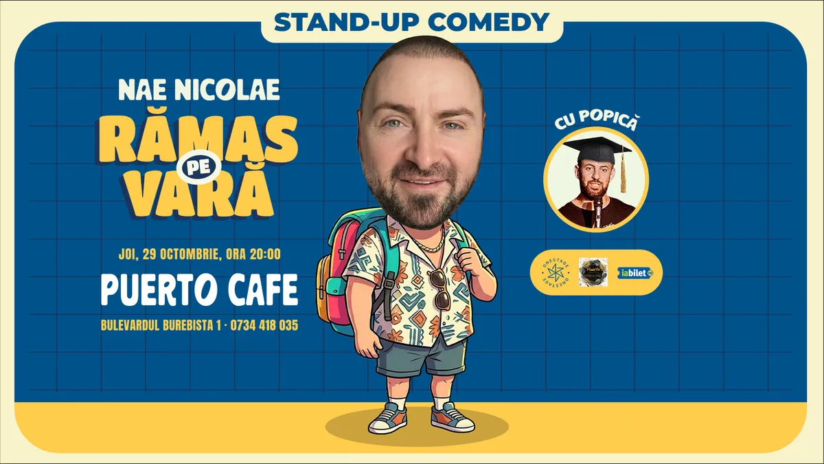 Ramas pe vara – stand-up cu Nae Nicolae