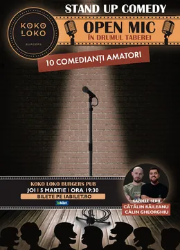 Seară de comedie la Koko Loko cu Călin Gheorghiu și Cătălin Răileanu