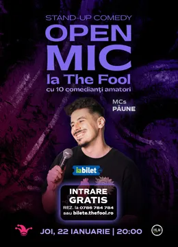 The Fool: Open Mic MC Florentin Păune