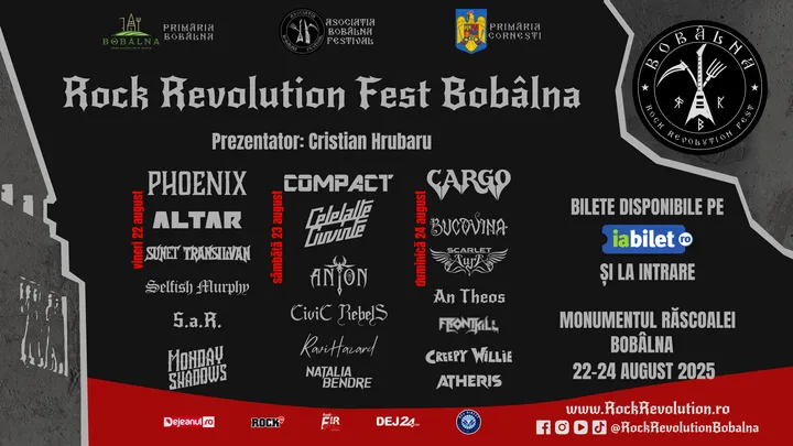Rock Revolution Fest Bobâlna 2025