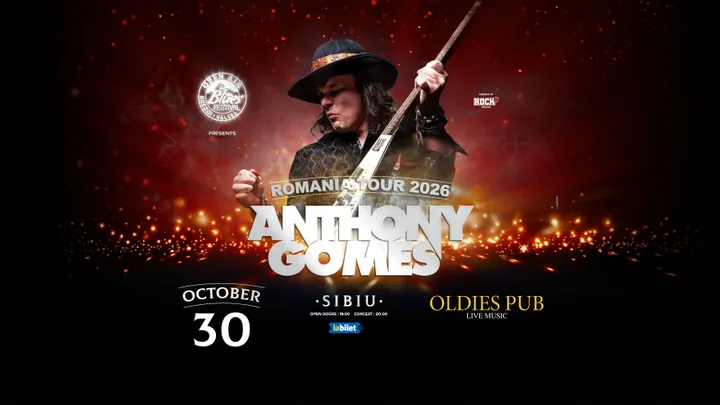 Sibiu: Anthony Gomes | Romania Tour 2026