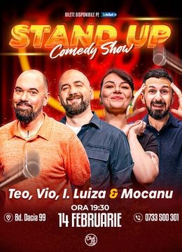 Stand-up Comedy cu Teo, Vio, Ioana Luiza & Mocanu la Club 99