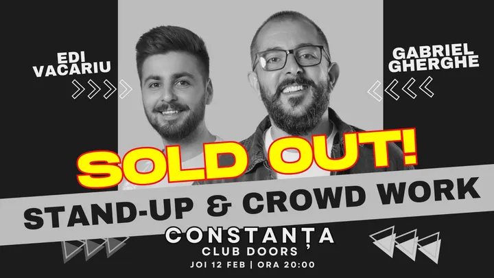 Constanta: Stand Up & Crowd Work | Gabriel Gherghe și Edi Vacariu