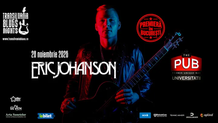 Concert Eric Johanson — New Orleans Guitar Guru | Premieră în București!