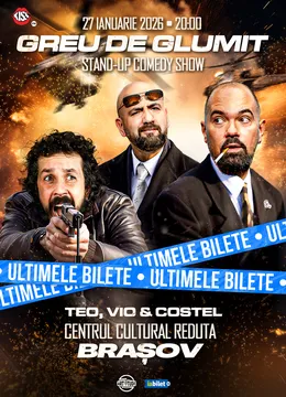 Brasov: Greu de glumit cu Teo, Vio și Costel | Stand Up Comedy Show 2 | ORA 20:00