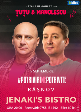 Rasnov: Stand-up Comedy - Dan Tutu si Cristi Manolescu