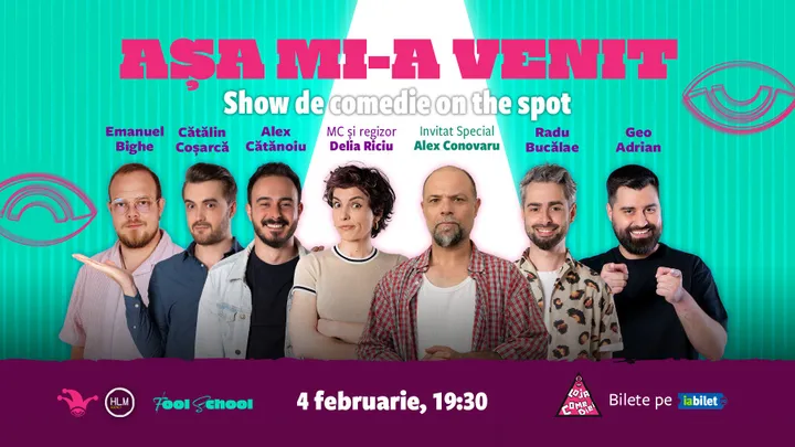 The Fool: Așa mi-a venit! | Show de comedie on the spot