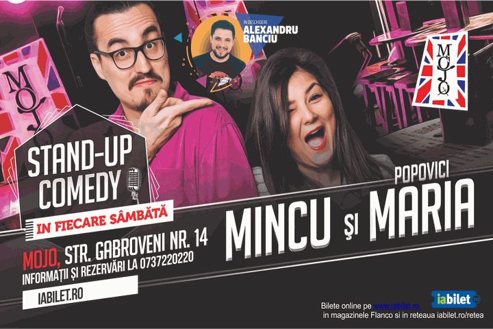 Stand-up Comedy cu Banciu, Mincu si Maria Popovici