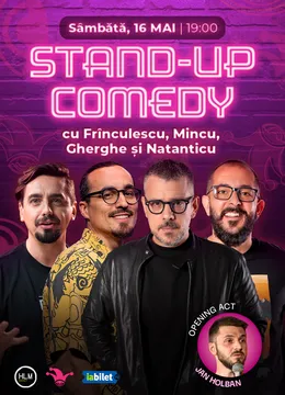 The Fool: Stand-up comedy cu Frînculescu, Mincu, Gherghe și Natanticu
