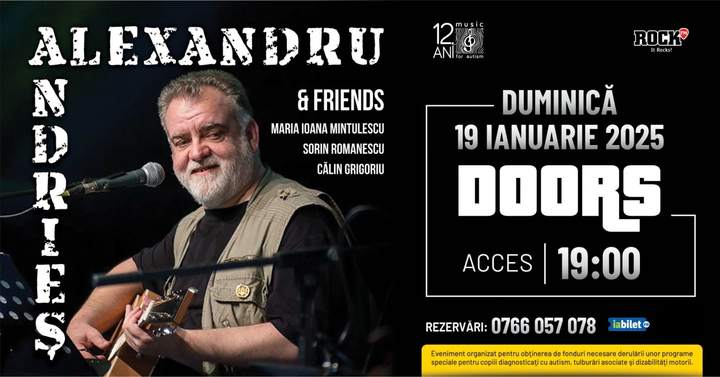 Constanta: Alexandru Andries & Friends/12 ani Music for Autism