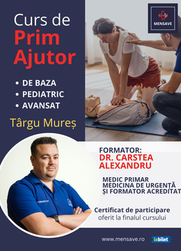 Târgu Mureș: Cursuri de prim ajutor cu MENSAVE