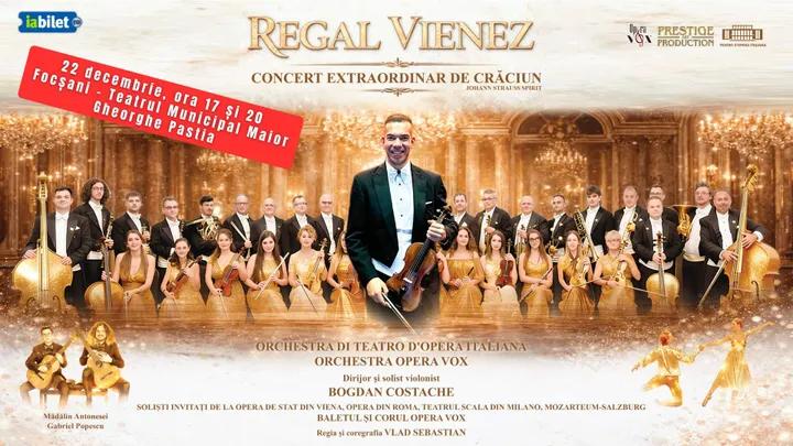 Focsani: Regal Vienez - Concert extraordinar de Craciun