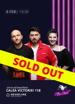 SOLD OUT The Fool: Stand-up comedy cu Bordea, Micutzu și Teodora