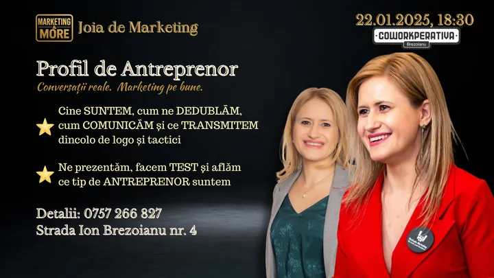 Joia de Marketing - Profil de Antreprenor
