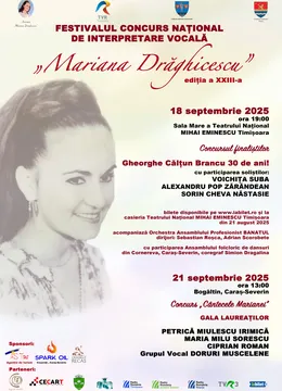 Timisoara: Festivalul Mariana Drăghicescu 2025