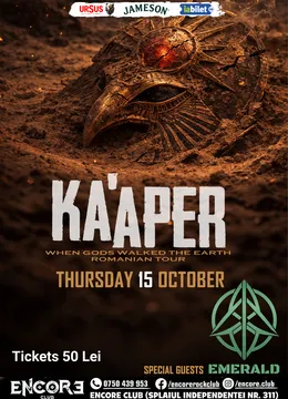 KA'APER + Emerald Live @Encore Club